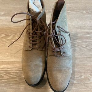 TAFT: The Dragon Boot 3.0 EU Size 42 (US Size 9) Tan Suede Lace-Up Boots